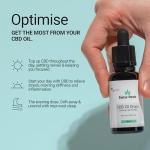 Swiss Peak 6000mg CBD Oil (Max Strength), Premium Quality Hemp Extract, 30ml Bottle, Natural Flavour, Third-Party Tested – Swiss Formulated | UK-Made – Non-GMO, THC-Free