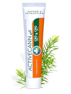 Annabis ACTIVECANN | Natural Gel with Hemp Seed Oil and colloidal Silver | Massage Gel l 75ml