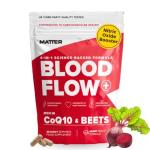 Blood Flow+ Nitric Oxide Booster Supplement - Beetroot, CoQ10, L-Citrulline & Pine Bark for Circulation, Heart Health & Blood Pressure Support - Beetroot for Energy & Stamina (90 Count)