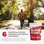Blood Flow+ Nitric Oxide Booster Supplement - Beetroot, CoQ10, L-Citrulline & Pine Bark for Circulation, Heart Health & Blood Pressure Support - Beetroot for Energy & Stamina (90 Count)
