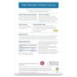 Healthspan High Strength Omega 3 1,000mg (120 Capsules) | Supports Brain, Eye & Heart Health | 120mg DHA & 170mg EPA Per Capsule | Highly Purified to Remove Toxins | Sustainably Sourced Fish Oil