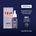 TRIP CBD Oil 3000mg (High Strength), Dream Drops, Vegan, 100% Natural, Flavoured CBD Oil Blended with MCT Coconut Oil - Feel Less Stress, Improve Sleep, Anxiety Relief - 30ML