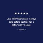 TRIP CBD Oil 3000mg (High Strength), Dream Drops, Vegan, 100% Natural, Flavoured CBD Oil Blended with MCT Coconut Oil - Feel Less Stress, Improve Sleep, Anxiety Relief - 30ML