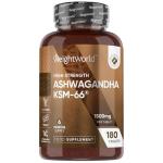 Ashwagandha KSM-66 1500mg - 6 Months Supply - 180 Tablets - 1 Tablet per Day - Easy to Swallow - Ashwagandha Supplement for Men & Women - Vegan, Non-GMO & Magnesium Stearate-Free
