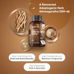 Ashwagandha KSM-66 1500mg - 6 Months Supply - 180 Tablets - 1 Tablet per Day - Easy to Swallow - Ashwagandha Supplement for Men & Women - Vegan, Non-GMO & Magnesium Stearate-Free