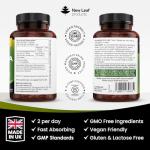 Ashwagandha KSM 66-365 (6 Months Supply) 1200mg Vegan Tablets Pure High Strength Root Extract - Ashwagandha KSM Tablets Supplement (not Capsules or Gummies) Non-GMO & UK Made (6 Months Supply)