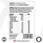 Nootro Essentials Magnesium 3-in-1 Capsules, High Strength Magnesium Supplement with Glycinate, Malate and Citrate for Sleep, Muscle & Digestive Support (60 Servings - 2 Capsules Daily)