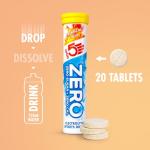 HIGH5 ZERO Electrolyte Tablet - Hydration Tablets Enhanced with Vitamin C - 0 Calories & Sugar Free - Boost Hydration, Performance & Wellness - Tropical, 160 Tablets (20x, Pack of 8)