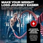 Lipro Shred Rapid XL Fast-Acting Weight Loss Fat Burner & Appetite Suppressant – Triple Action with Apple Cider Vinegar, Garcinia Cambogia, Green Tea – Boosts Energy, Burns Fat, Increases Metabolism