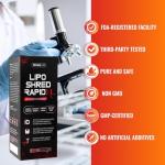 Lipro Shred Rapid XL Fast-Acting Weight Loss Fat Burner & Appetite Suppressant – Triple Action with Apple Cider Vinegar, Garcinia Cambogia, Green Tea – Boosts Energy, Burns Fat, Increases Metabolism