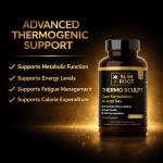 Thermogenic Capsules for Weight Management & Fat Burning – Energy & Metabolism Support – Thermo Sculpt – for Women & Men – 90 Vegan Capsules