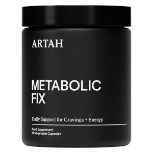 ARTAH Metabolic Fix: Metabolic Supplement – Natural Metabolism & Energy Support with Berberine, L‑Carnitine & Chromium – Stimulant-Free Craving Control – 30 Day Supply
