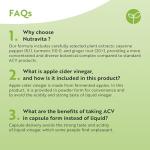 Nutravita Apple Cider Vinegar Capsules with Cayenne Pepper, Turmeric and Ginger Root - 180 Vegan Capsules Made from UK Grown Apples - Raw Unfiltered ACV - 1033mg Daily Dosage - Made in The UK