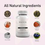 Nuvia Fat Burner | NO Additives | Weight Management* | 60 Vegetarian Capsules Contains Caffeine
