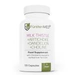 FürstenMED - Milk Thistle with Artichoke Extract, Dandelion Root & Choline - Vegan Normal Liver Health Supplement - 120 Non-GMO Capsules