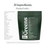 Free Soul Greens | 21 Advanced Greens, Superfoods, and Adaptogens Including KSM-66 Ashwagandha, Vegan & Gluten-Free, Advanced Natural Formula | UK Made | 30 Servings | Mango Flavour