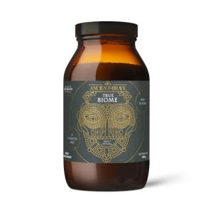 Ancient + Brave True Biome Fibre & Gut Health Powder – Prebiotics, Postbiotics & L-Glutamine – PHGG Soluble Fibre for Digestive Health, Microbiome Balance, Bloating & Immune Support