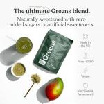 Free Soul Greens | 21 Advanced Greens, Superfoods, and Adaptogens Including KSM-66 Ashwagandha, Vegan & Gluten-Free, Advanced Natural Formula | UK Made | 30 Servings | Mango Flavour