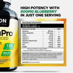 120 Days Supply - Eye Vitamin & Mineral Supplement with Zeaxanthin, Meso Zeaxanthin, Lutein, Blueberry Extract Plus for Adults Vegan Eye Care Vitamins for Vision Health