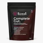 Biomel Complete Gut - Belgian Chocolate - Advanced Gut Health - 450g/30 Servings - Vegan Friendly - Gluten Free - Delicious & Effective