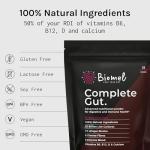 Biomel Complete Gut - Belgian Chocolate - Advanced Gut Health - 450g/30 Servings - Vegan Friendly - Gluten Free - Delicious & Effective