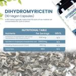 ALZURO LABS Dihydromyricetin (DHM) 500mg – 90 Vegan Capsules | 100:1 Extract (50,000mg) | Supports Liver Cleanse, Detox & Metabolic Health | Helps You Next-Day Well-Being & Recovery | GMP & Lab Tested