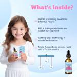 Vitamin Kids Cleansing Drops Gentle Health Support Gently cleanses The Body Contains Vitamin B12 and Vitamin D Supports Gut Health and Focus Supports Children's Language Development 60 ml