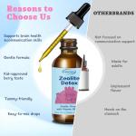 Vitamin Kids Cleansing Drops Gentle Health Support Gently cleanses The Body Contains Vitamin B12 and Vitamin D Supports Gut Health and Focus Supports Children's Language Development 60 ml