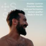 Simple Science Pygeum Africanum | Prostate & Bladder Support for Men | 4,000mg Equivalent: 200mg of 20:1 Extract | 3 Month Supply | High Strength Phytosterols | Made in The UK