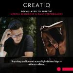 CREATiQ Cognitive Brain Gummies | Focus & Memory with Creatine, Lion’s Mane & Citicoline | Sugar-Free Vegan Brain Supplement | 30 Servings (120 Gummies)