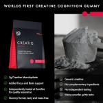 CREATiQ Cognitive Brain Gummies | Focus & Memory with Creatine, Lion’s Mane & Citicoline | Sugar-Free Vegan Brain Supplement | 30 Servings (120 Gummies)
