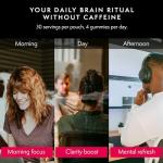 CREATiQ Cognitive Brain Gummies | Focus & Memory with Creatine, Lion’s Mane & Citicoline | Sugar-Free Vegan Brain Supplement | 30 Servings (120 Gummies)