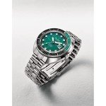 Bulova Oceanographer Silver Green Dial Watch