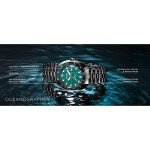 Bulova Oceanographer Silver Green Dial Watch