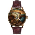 Dali Inspired The Persistence of Memory, Iconic Melted Clock Symbolic Surreal Art Solid Brass Collectible Art Watch inm Beautiful Colors
