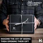 Holme & Hadfield Premium 2-Slot Wooden Watch Display Case with Lifetime Assurance – Handcrafted Men’s Watch Box with Accessory Drawer – Birthday Gift for Collectors – Luxury Built to Last