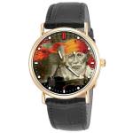 Shri SAI BABA of SHIRDI, Beautiful Saffron Art Collectible Solid Brass Wrist Watch