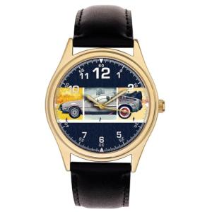 Iconic Back 2 The Future Collectible Watch. Symbolic Delorean Car Art Solid Brass Hollywood Watch. BTTF