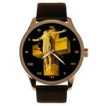The Crucifixion of Christ, Important Salvador Dali Surrealism Christian Art Collectible Wrist Watch