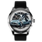 1950s SL Class Merc Gullwing Vintage Sports Car Metallic Art Solid Brass Collectible Men's Watch