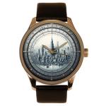 Tokyo City Skyline Cityscape Futuristic Art Solid Brass Japan Collectible Watch