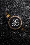 Boston Wooden Chronograph Watch for Men – Zebrawood & Black Dial Quartz Timepiece – Best Man Gift Idea, Birthday Present for Husband, Gift for Male Friend, Luxury Men’s Watch with Gift Box