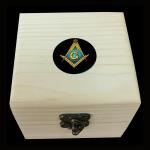 Masonic York Rite Art Freemasonry Brass Watch. Beautiful Vintage Metallic Finish