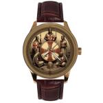 Knights Templar Cross Of Constantine Brotherhood Art Solid Brass Wrist Watch