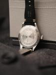AVI-8 Mens 46mm Hawker Hurricane Clowes Automatic Kenley Pilot Watch with Genuine Leather Strap AV-4097-03