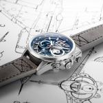 AVI-8 Mens 45mm Hawker Harrier Matador Chronograph Marine Grey Japanese Quartz Pilot Watch with Genuine Leather Strap AV-4065-04