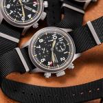 TACTICAL FROG Militado ML1868 39mm Military Chronograph Watch Sapphire Crystal VK61/VK67 Quartz Watches for Men C3/BGW9 Luminous 100M Waterproof, Black, VK67-Date-Black-Strap / C3