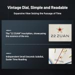 SEA-GULL 1963 International Edition,ST1901 Movement,Men's Mechanical Wrist Watches,Aviation Chronograph Pilot Watch,37.4mm,Manual Winding (Yellow)