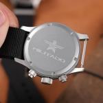 TACTICAL FROG Militado ML1868 39mm Military Chronograph Watch Sapphire Crystal VK61/VK67 Quartz Watches for Men C3/BGW9 Luminous 100M Waterproof, Black, VK67-Date-Black-Strap / C3