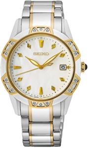 Seiko Women Analog Quartz Watch with Stainless Steel Strap SKK728P1